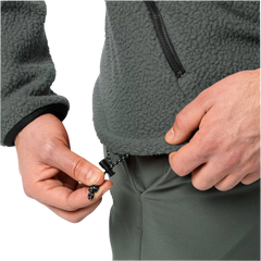 Jack Wolfskin Miesten Kammweg Pile fleecetakki, slate green