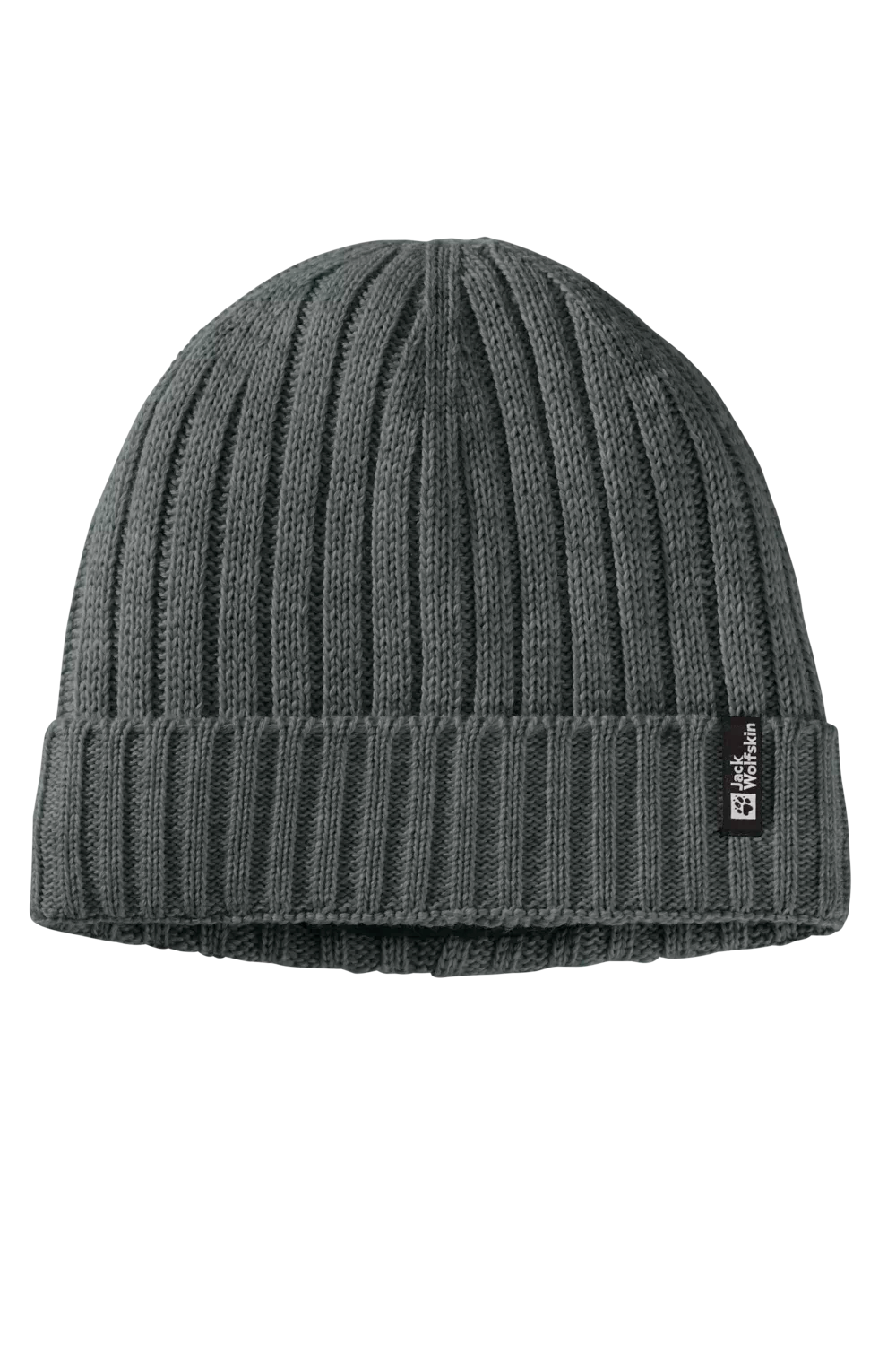 Jack Wolfskin Rib Knit Ribbineulottu pipo, slate green