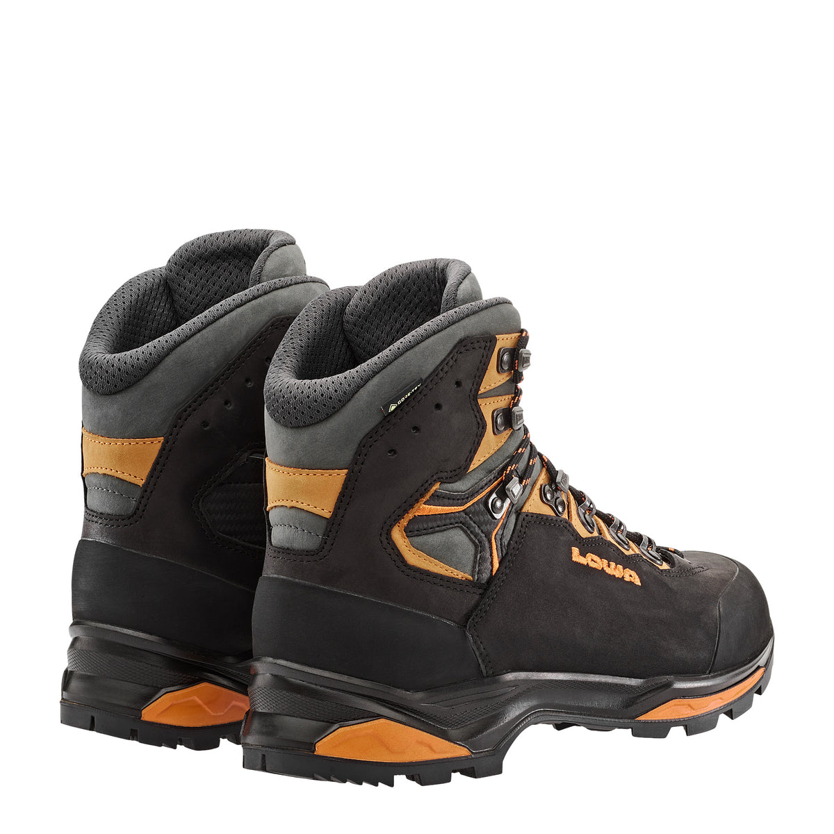 LOWA Camino EVO GTX miesten vaelluskenkä, black/orange