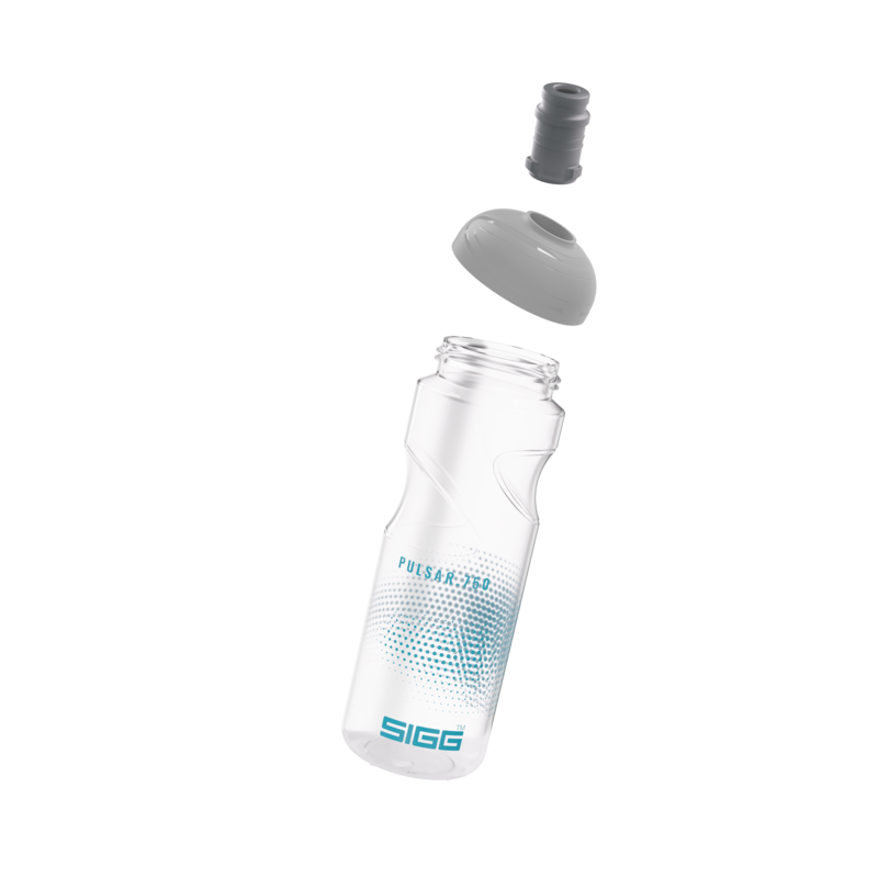 SIGG Pulsar urheilupullo Transparent Aqua 0,75 L