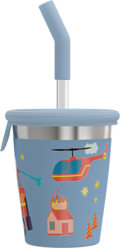 SIGG Kids Straw Cup - lasten pillimuki Pompier 0,35 L