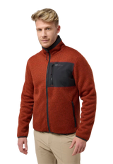 Jack Wolfskin Miesten Kaminfeuer fleecetakki, intense rust