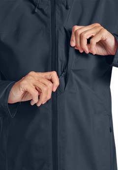 Jack Wolfskin Naisten Tempest 2-kerroksinen kuoritakki