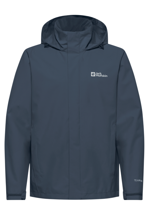 Jack Wolfskin Miesten Trailtime 2-kerroksinen kuoritakki, midnight sky