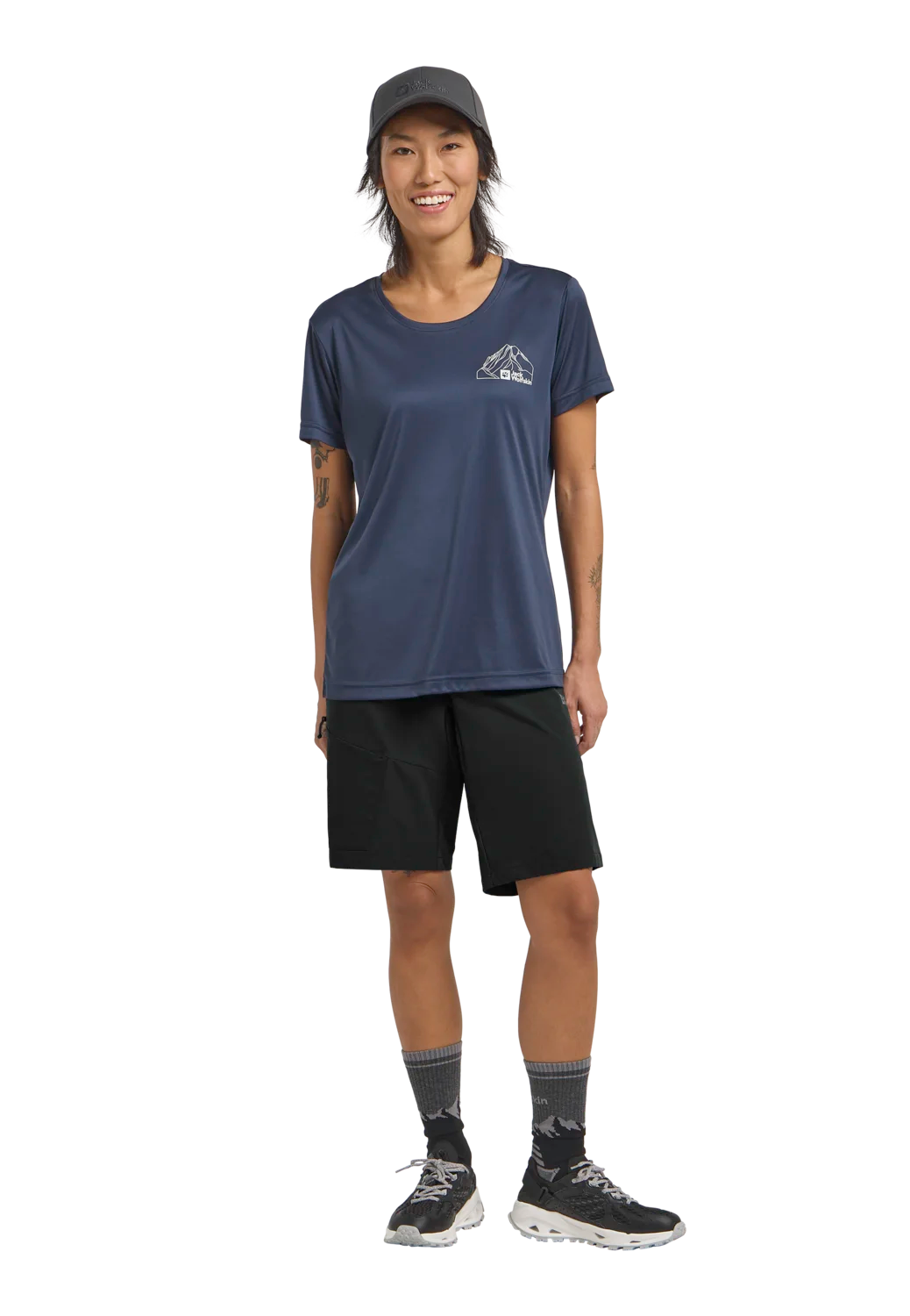 Jack Wolfskin Naisten Pico Trail Bermuda shortsit