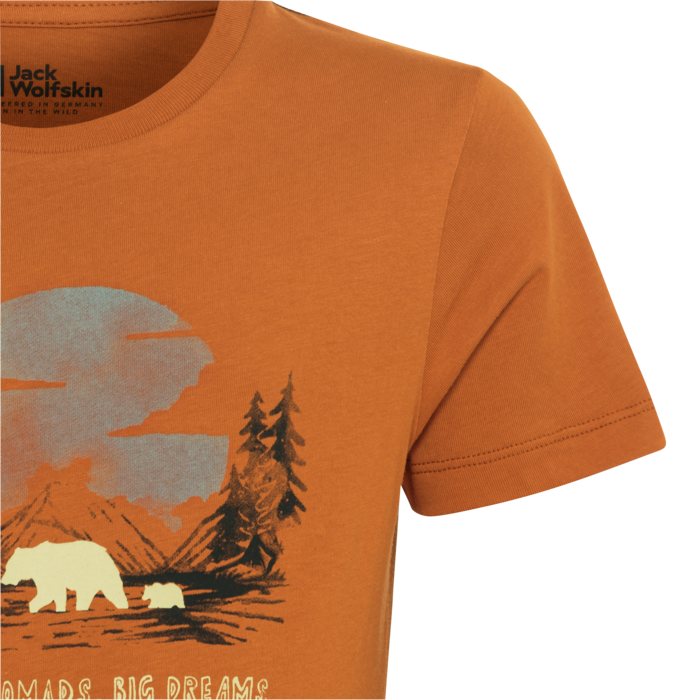 Jack Wolfskin Lasten Graphic Cotton t-paita