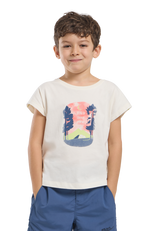 Jack Wolfskin Lasten Graphic Girls t-paita, PRINT cotton white