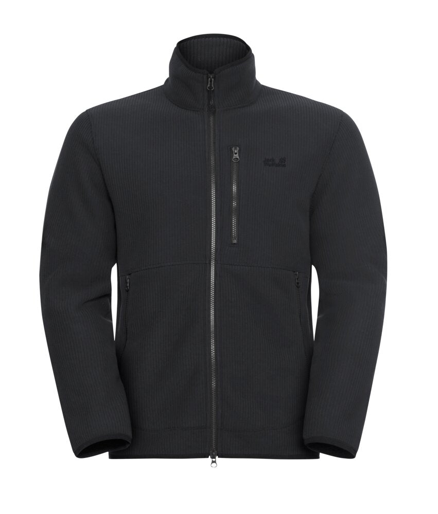 Jack Wolfskin Miesten Lake Ridge fleecetakki, black