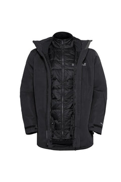 Jack Wolfskin Miesten Flowline 3in1 vedenpitävä laskettelutakki