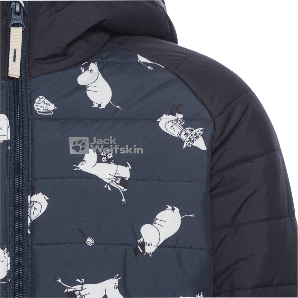 Jack Wolfskin Lasten vettähylkivä Muumi toppatakki