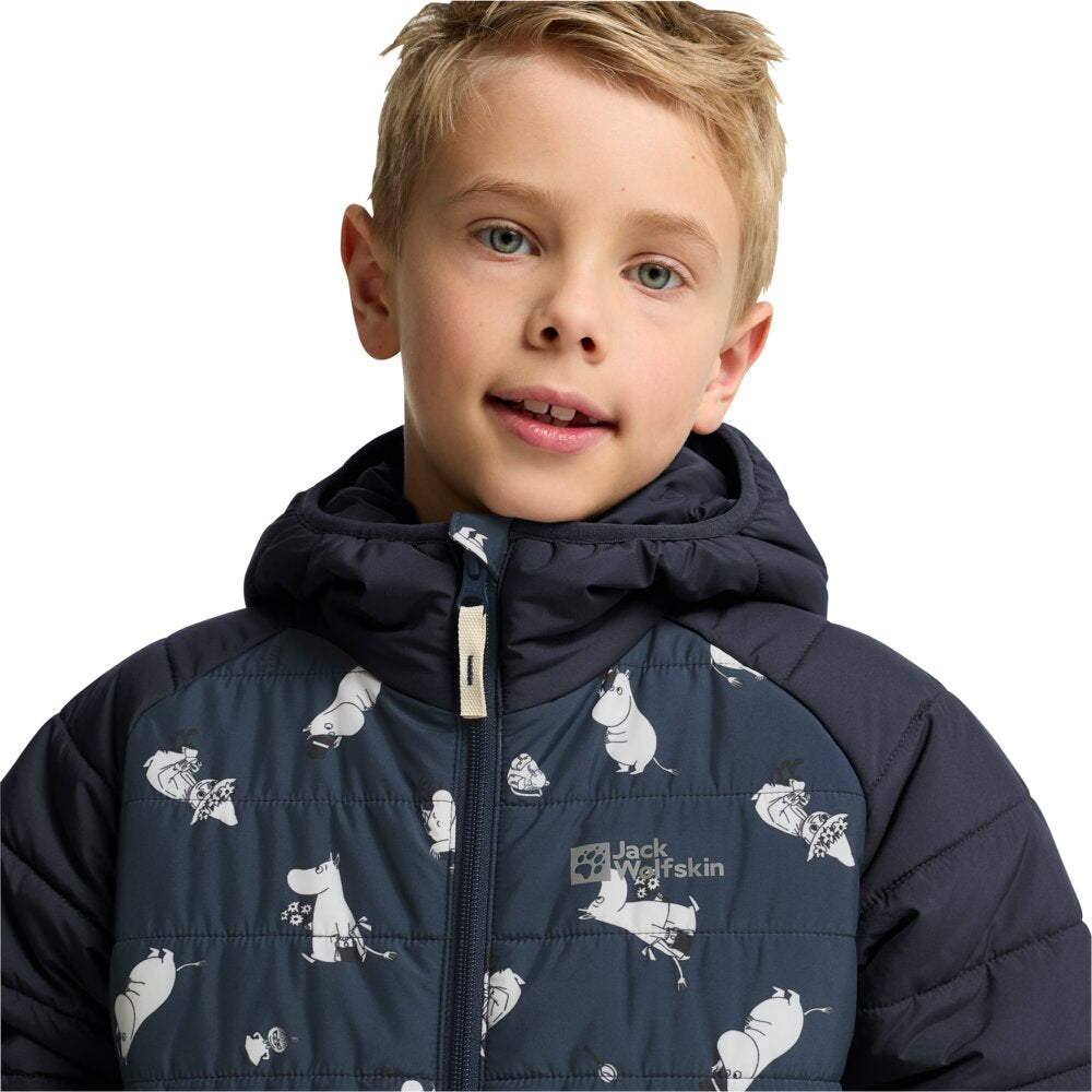 Jack Wolfskin Lasten vettähylkivä Muumi toppatakki