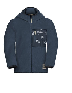 Jack Wolfskin Lasten Muumi Ice Curl fleecehuppari, midnight sky