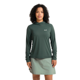 Jack Wolfskin Naisten hupullinen Prelight Suncool uv-paita