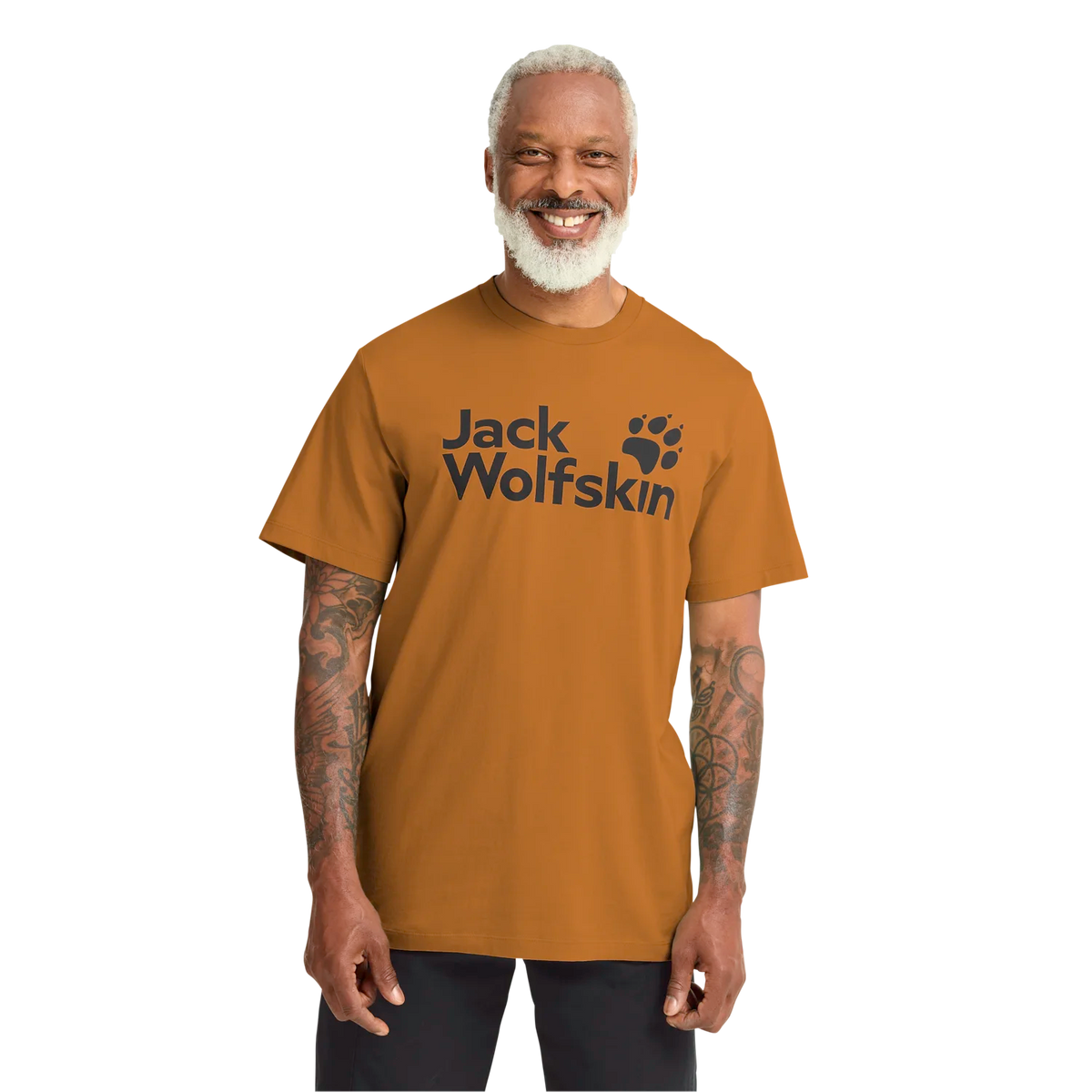 Jack Wolfskin Miesten Brand t-paita, BRAND T autumn leaves