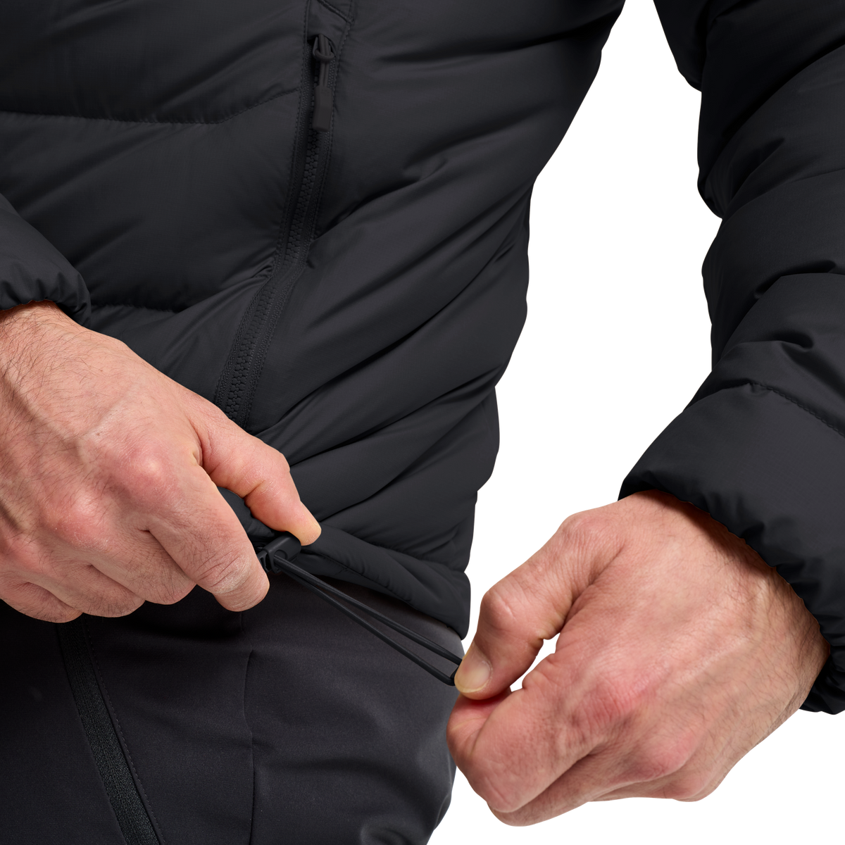 Wild Pass Down Hoody M RDS black – bongestore.com