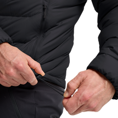 Wild Pass Down Hoody M RDS black – bongestore.com