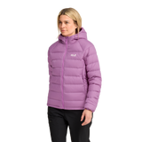 Wild Pass Down Hoody W RDS vivid orchid – bongestore.com