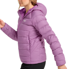 Wild Pass Down Hoody W RDS vivid orchid – bongestore.com