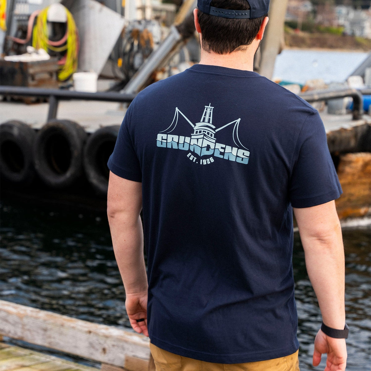 Grundéns Logo Boat SS T-Shirt