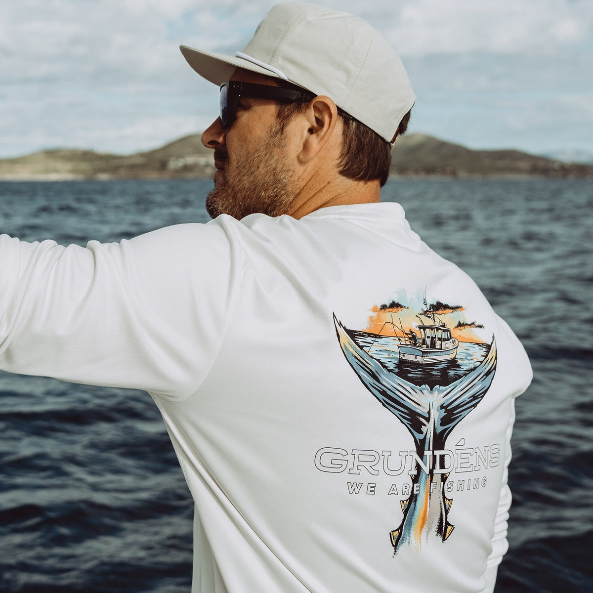 Grundéns Tuna Tailscape LS tekninen paita