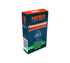 Nebo 18650 USB-C ladattava akku