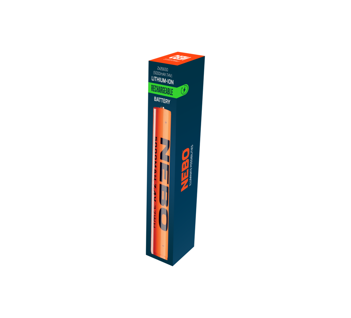 Nebo 2X26650 Ladattava akku
