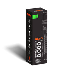 Nebo Davinci 8000 - Black line I Ladattava käsivalaisin