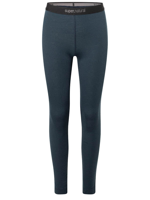 super.natural Tundra175 lasten merinovillaiset trikoot, Blueberry