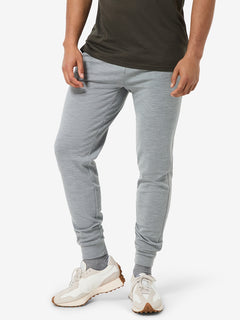 super.natural Everyday miesten merinovillaiset housut, Cashmere Grey Melange