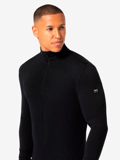 super.natural Arctic230 Zip 1/4 miesten merinovillainen kerrastopaita