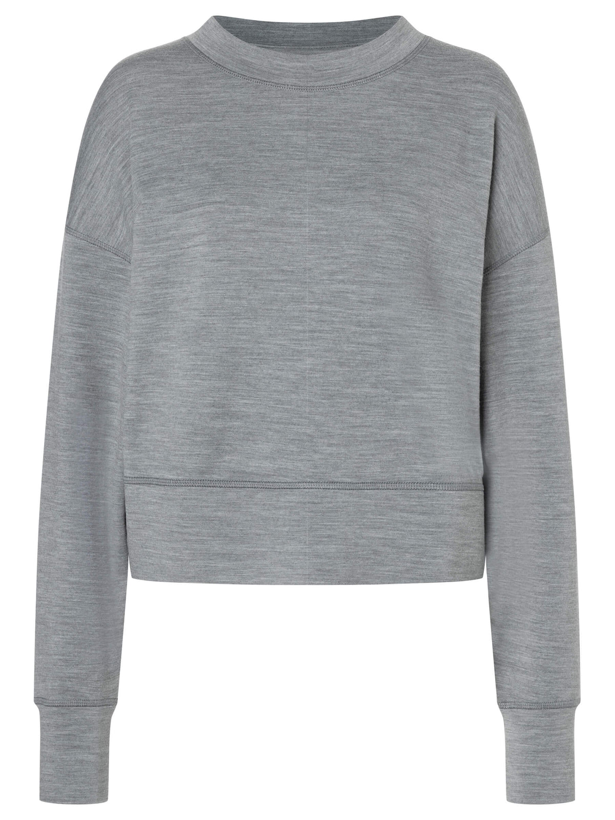 Naisten Krissini Sweater -paita, väri Cashmere Grey Melange – tuotekuva edestä