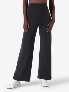 super.natural Comfy Culotte naisten merinovillaiset housut, Jet Black