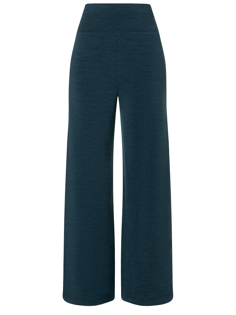 Naisten Comfy Culotte -housut, väri Blueberry – tuotekuva edestä