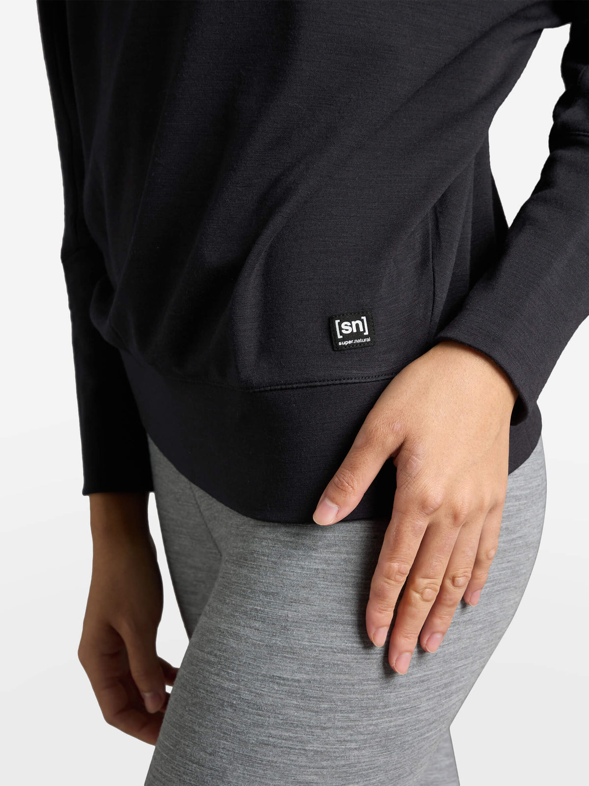 super.natural Kula Sweater naisten pitkähihainen merinopaita