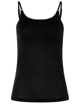 super.natural Cosy naisten merinovillainen toppi, Jet Black