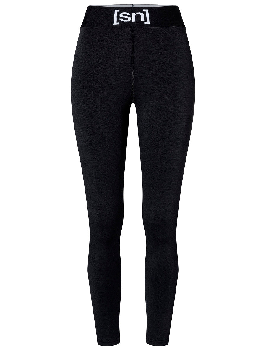super.natural Fitness naisten merinovillaiset trikoot, Jet Black