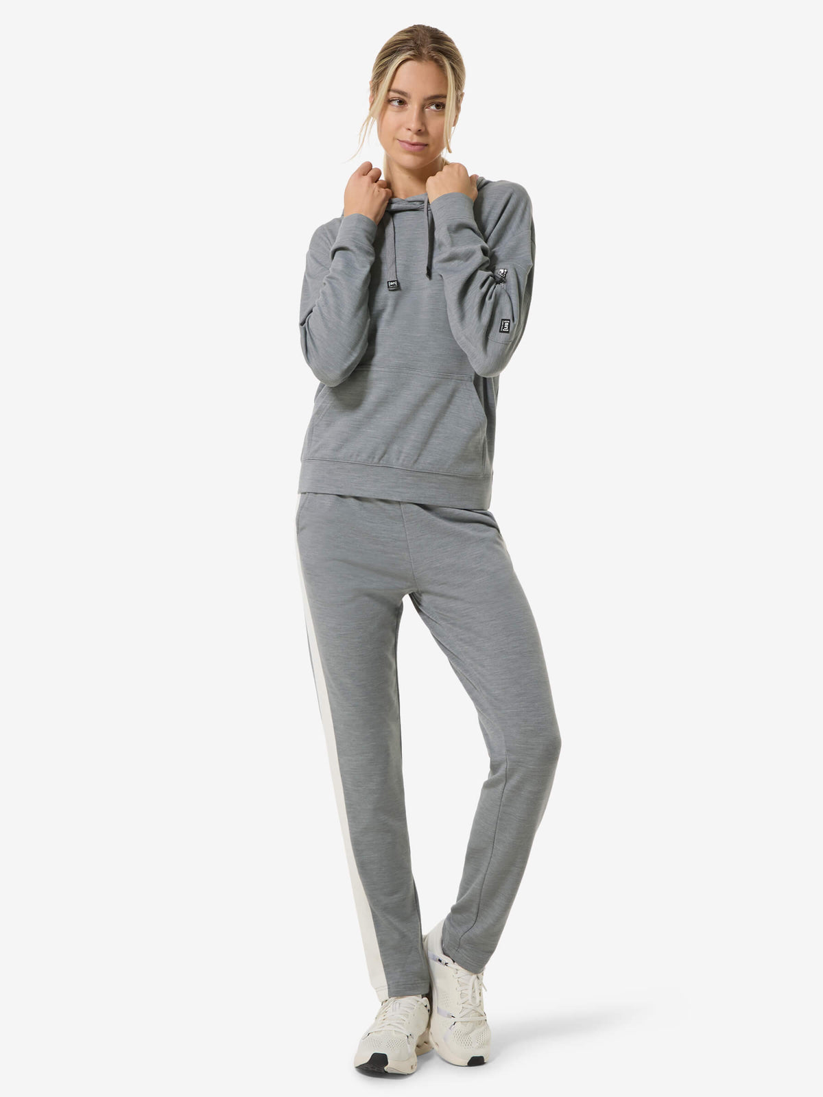 super.natural Favourite Pocket naisten merinovillainen huppari